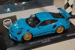 1:18 PORSCHE 911 GT3 RS 2019 blue 991 2 Minichamps WRH, Hobby en Vrije tijd, Modelauto's | 1:18, Verzenden, Zo goed als nieuw