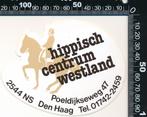 Sticker: Hippisch Centrum Westland - Den Haag, Verzamelen, Ophalen of Verzenden, Zo goed als nieuw, Bedrijf of Vereniging