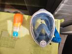 Volgelaats snorkelmasker - AMPER gebruikt, Ophalen of Verzenden, Zo goed als nieuw, Duikbril of Snorkel