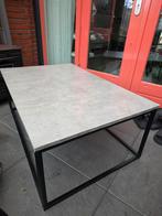Mooie tafel met metalen frame, 50 tot 100 cm, Zo goed als nieuw, Minder dan 50 cm, Rechthoekig