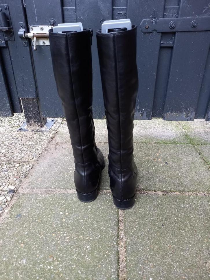 Lange Zwarte Leren Laarzen Gabor (Maat 4,5 / 37,5), Kleding | Dames, Schoenen, Gedragen, Hoge laarzen, Zwart, Ophalen of Verzenden