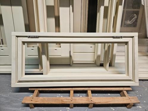 Verkeerd besteld Houten klepramen 120x60 en 120x50 (B x H), Doe-het-zelf en Verbouw, Glas en Ramen, Nieuw, Gevelraam of Ruit, Minder dan 80 cm