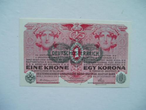 1219. Oostenrijk, 1 krone 1916 UNC., Postzegels en Munten, Bankbiljetten | Europa | Niet-Eurobiljetten, Los biljet, Oostenrijk