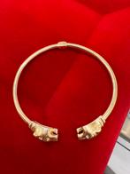 Prachtige 14k gouden panter armband | uniek model!, Sieraden, Tassen en Uiterlijk, Armbanden, Ophalen of Verzenden, Goud