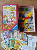Familie Poen kaartspel met mini kaartjes en muntjes, Een of twee spelers, Ophalen of Verzenden, Gebruikt, Ravensburger