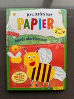 Knutselen met Papier - Peuterboek, Boeken, Kinderboeken | Baby's en Peuters, Ophalen of Verzenden, Nieuw, 2 tot 3 jaar