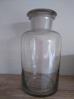 Oude glazen Stolppot, Antiek en Kunst, Antiek | Glas en Kristal, Ophalen of Verzenden