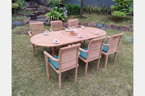 Tuinset Teakhout! Nieuw!, Tuin en Terras, Tuinsets en Loungesets, Nieuw, Teakhout, Eettafel, Ophalen