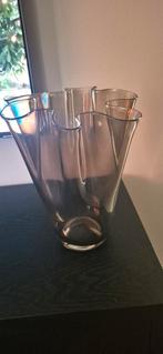 Smokey glas vaas, Huis en Inrichting, Woonaccessoires | Vazen, Overige kleuren, Ophalen of Verzenden, Minder dan 50 cm, Glas