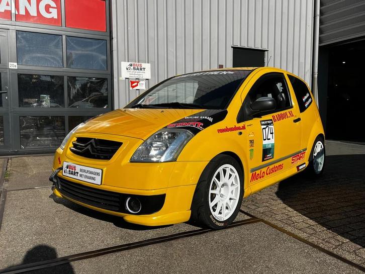 Citroen C2 1.6i-16V VTS Trackfocust, Ferrari Remmen, Buckets, Auto's, Citroën, Bedrijf, Te koop, C2, ABS, Airconditioning, Centrale vergrendeling