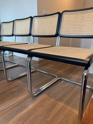 Eetkamerstoelen - Zwart / Chrome - 4 stuks beschikbaar voor biedingen