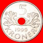 ⰆOLAF 1998-2017: NORWAY 5 CROWNS 1999 DIE B~HARALD V (1991-), Verzenden, Overige landen, Losse munt