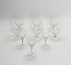 9 vintage kristallen slingerglazen, Antiek en Kunst, Ophalen