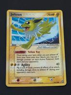 Zeldzame Jolteon Gold Star Pokemon Kaart -101/108, Ophalen of Verzenden, Gebruikt, Losse kaart, Foil