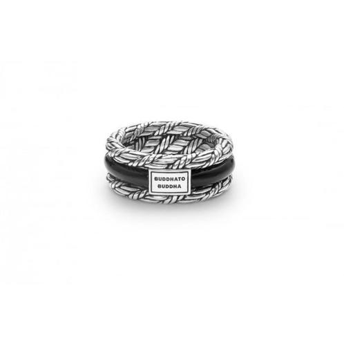 Buddha to Buddha Ketut Onyx ring maat 17,5, Sieraden, Tassen en Uiterlijk, Ringen, Nieuw, Dame of Heer, Zilver, Zilver, Ophalen of Verzenden