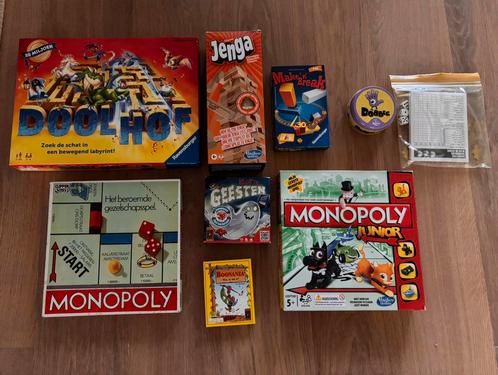 Verzameling spelletjes, Hobby en Vrije tijd, Gezelschapsspellen | Bordspellen, Gebruikt, Ophalen of Verzenden
