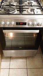 Nieuw gasfornuis RVS van het merk beko, Zo goed als nieuw, Gas, 85 tot 90 cm, 4 kookzones