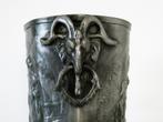 Fraaie Champagne emmer van tin met ramskop ram handgrepen, Ophalen of Verzenden