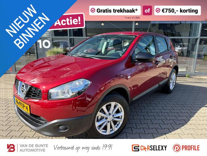 Nissan Qashqai 1.6 Visia *Trekhaak, NAP & Parkeersensoren*, Auto's, Nissan, Bedrijf, Te koop, Qashqai, ABS, Airbags, Airconditioning