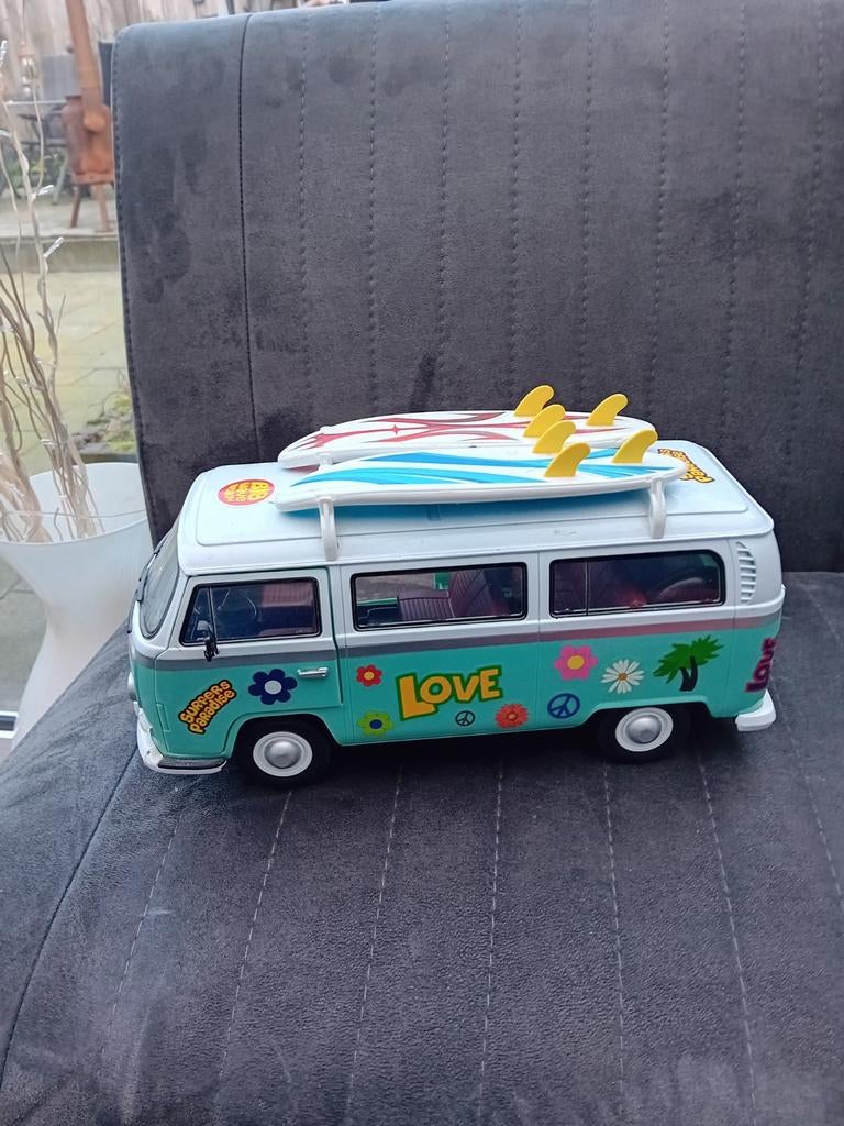 Volkswagen VW Bus - Schaal 1:14, Hobby en Vrije tijd, Modelauto's | 1:18, Ophalen of Verzenden, Gebruikt, Auto
