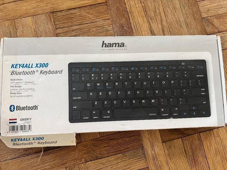 Hama bluetooth keyboard, Computers en Software, Toetsenborden, Zo goed als nieuw, Qwerty, Draadloos, Ophalen of Verzenden