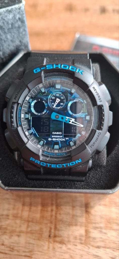 Casio G-Shock GA100CB Camouflage - Nette Staat, Sieraden, Tassen en Uiterlijk, Horloges | Heren, Zo goed als nieuw, Casio, Kunststof
