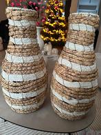 Tabira vaas - Zeegras - Ø15x40cm - Witte Elegance, Overige materialen, Wit, Nieuw, Ophalen of Verzenden