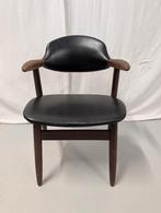 Dutch Design Tijsseling koehoorn/cowhorn eetkamerstoel - 60s, Huis en Inrichting, Ophalen, Gebruikt, Midcentury Dutch design, Zwart
