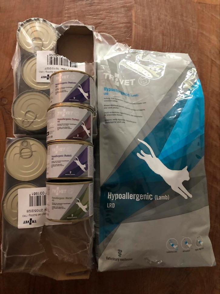 Trovet hypoallergeen dieetvoer voor katten, Dieren en Toebehoren, Dierenvoeding, Kat, Ophalen of Verzenden