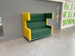2 x Akoestische treinbank Ahrend Loungescape - groen/geel, Huis en Inrichting, Ophalen, Gebruikt
