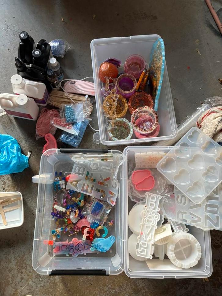 Epoxy compleet, Hobby en Vrije tijd, Knutselen, Zo goed als nieuw, Materiaal, Ophalen of Verzenden