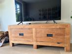 Gratis: houten TV meubel, Ophalen, Gebruikt, 100 tot 150 cm, Minder dan 100 cm