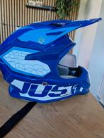 Cross helm maat S - blauw wit - Just1 Crosshelm J18 F Hexa, Ophalen, Nieuw met kaartje, Offroadhelm, Overige merken