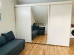 Ikea wardrobe with sliding door and mirror, Ophalen, 200 cm of meer, Zo goed als nieuw, 200 cm of meer