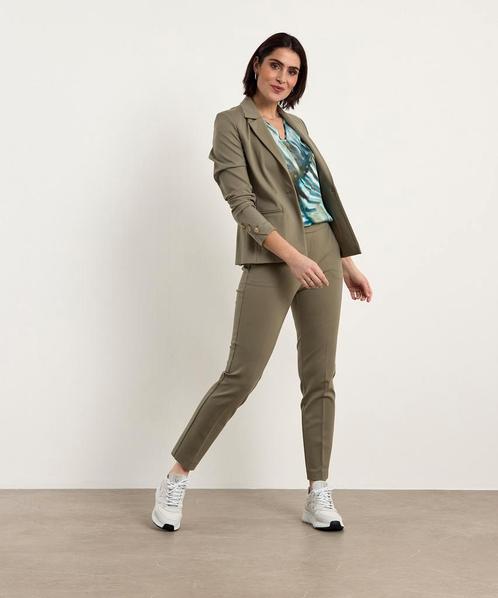 Beaumont broek olijfgroen - Maat 44 - Nieuw!, Kleding | Dames, Broeken en Pantalons, Nieuw, Maat 42/44 (L), Groen, Lang, Ophalen of Verzenden