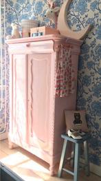 Roze Brocante Meidenkast, Antiek en Kunst, Ophalen