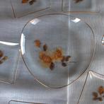 Petit fours schaaltje met 6 kleinere schaaltjes afb. rozen, Ophalen