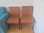 PU leren stoelen - 6 stuks - opknappertjes, Ophalen, Gebruikt, Leer