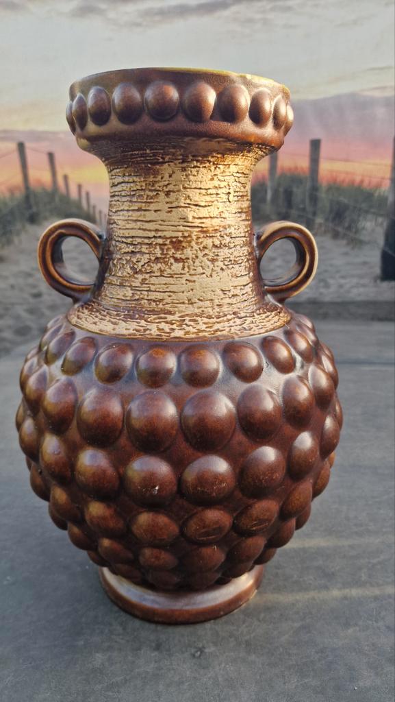 Vintage Bay Keramik Vaas, West Duits, 1960s, Antiek en Kunst, Antiek | Vazen, Ophalen of Verzenden