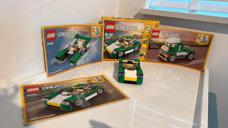 Lego 61056 Creator 3 in 1 auto, Kinderen en Baby's, Speelgoed | Duplo en Lego, Zo goed als nieuw, Lego, Complete set, Ophalen of Verzenden