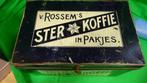 Blik - Ster Koffie - v.Rossem`s, Ophalen of Verzenden, Gebruikt, Koffie, Overige merken