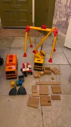 Bruder vuilniswagen, hijskraan en takelbrug., Kinderen en Baby's, Ophalen, Gebruikt