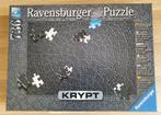 Ravensburger - Krypt zwart 736 stukjes, Hobby en Vrije tijd, Denksport en Puzzels, 500 t/m 1500 stukjes, Legpuzzel, Zo goed als nieuw