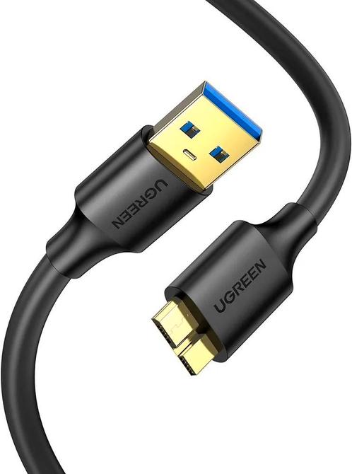 UGREEN USB 3.0 A naar Micro USB 3.0 Datakabel HDD, Computers en Software, Pc- en Netwerkkabels, Zo goed als nieuw, Ophalen of Verzenden