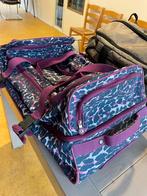 Kipling trolley reistas paars/roze panterpatroon, Sieraden, Tassen en Uiterlijk, Tassen | Reistassen en Weekendtassen, Minder dan 35 cm