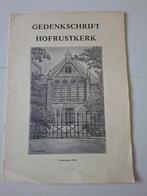 Gedenkschrift Hofrustkerk - 1984, Ophalen of Verzenden, H. Meijersaker