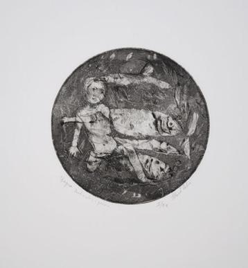 Felice Storti - Compositie - Ets Handgesign. beschikbaar voor biedingen