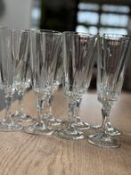 Champagne glazen Kristal, Ophalen of Verzenden, Zo goed als nieuw, Overige typen