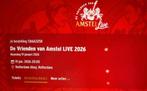 1e rang kaartje VRIENDEN VAN AMSTEL LIVE 19 januari 2026, Eén persoon, Januari