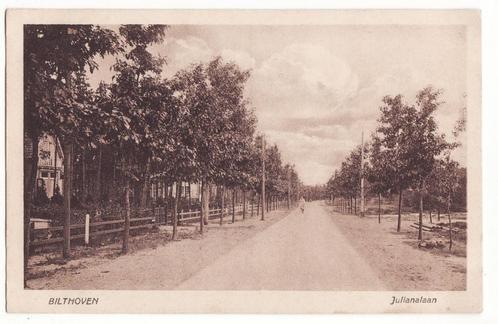 Bilthoven Julianalaan oude ansichtkaart, Verzamelen, Ansichtkaarten | Nederland, Gelopen, Utrecht, Ophalen of Verzenden